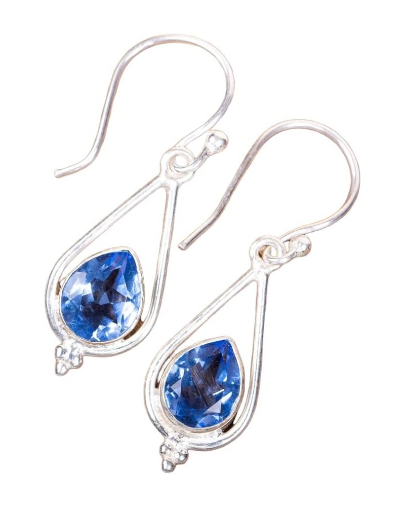 Natural Tanzanite Gemstone 925 Sterling Silver Jewelry Earring ,Stylish Earring For Her,Fine Silver Jewelry, Drop & Dangle Ea...