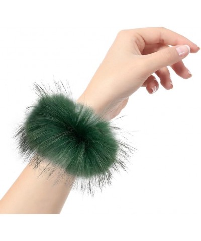 Women's Feather Slap Bracelet Snap Cuff Bracelets Fluffy Feather Cuffs Sleeves Wrist Decoration Cuff Sleeves Slap Type 40 $9....