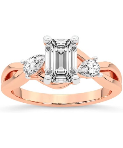 1 Carat -5 Carat | IGI Certified Lab Grown Diamond Engagement Ring | 14K Or 18K in White, Yellow Or Rose Gold | Odette Three ...