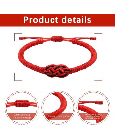 Red Protection Bracelet, Pulsera Bracelet, Pulseras Rojas De Proteccion, Red String Bracelet For Men And Women Red Concentric...