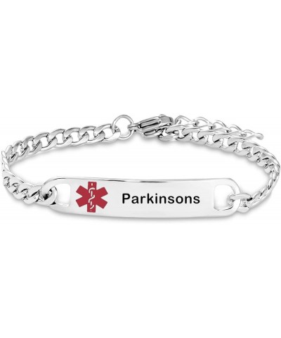 Medical ID Bracelet Diabetes DNR Organ Donor Emergency Identify Gift for Mom Family Daughter Son Husband Grandma Stainless St...