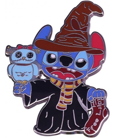 Boutique Cartoon Entertainment Trading Pin Fantasy Pin Collection Stitch Potter Wizard Mashup $11.79 Brooches & Pins