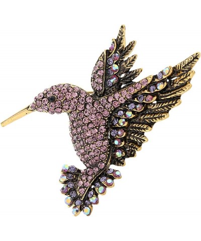 1pc Diamond Jewelry Bird Crystal Brooch Pin Unisex Bird Brooch Gemstone Jewelry Bird Breastpin Birdie Collar Pin Men and Wome...