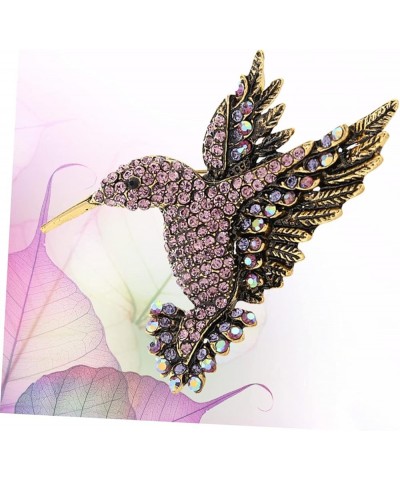 1pc Diamond Jewelry Bird Crystal Brooch Pin Unisex Bird Brooch Gemstone Jewelry Bird Breastpin Birdie Collar Pin Men and Wome...