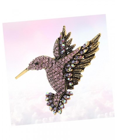 1pc Diamond Jewelry Bird Crystal Brooch Pin Unisex Bird Brooch Gemstone Jewelry Bird Breastpin Birdie Collar Pin Men and Wome...