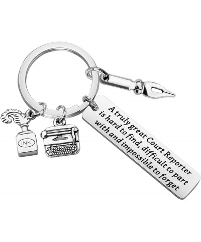 Court Reporter Gift A Truly Great Court Reporter is Hard to Find Keychain Stenographer Gift Zero Clucks Given Keychain $9.64 ...