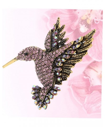 1pc Diamond Jewelry Bird Crystal Brooch Pin Unisex Bird Brooch Gemstone Jewelry Bird Breastpin Birdie Collar Pin Men and Wome...