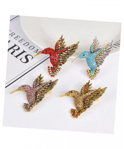 1pc Diamond Jewelry Bird Crystal Brooch Pin Unisex Bird Brooch Gemstone Jewelry Bird Breastpin Birdie Collar Pin Men and Wome...