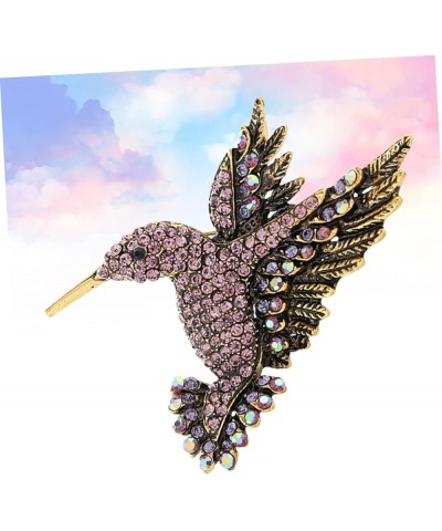 1pc Diamond Jewelry Bird Crystal Brooch Pin Unisex Bird Brooch Gemstone Jewelry Bird Breastpin Birdie Collar Pin Men and Wome...