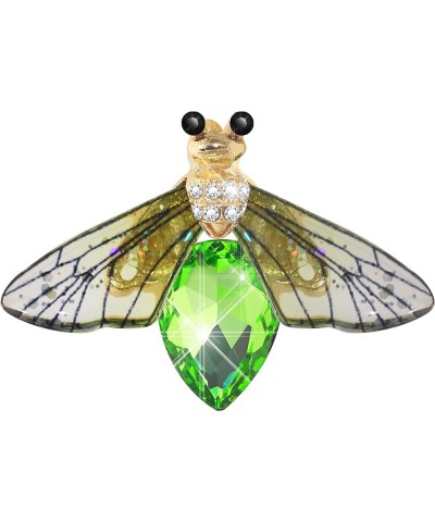 Austrian Crystal Cute Animal Butterfly Dragonfly Brooches Pins Corsages Scarf Clips Insect C Green $10.07 Brooches & Pins