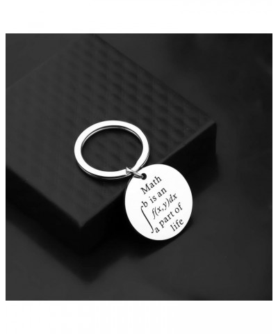 Math is an Integral Part of Life Funny Math Keychain Math Teacher Gifts Math Geek Gifts Math Student Gifts Round Keychain $10...