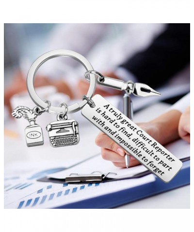 Court Reporter Gift A Truly Great Court Reporter is Hard to Find Keychain Stenographer Gift Zero Clucks Given Keychain $9.64 ...