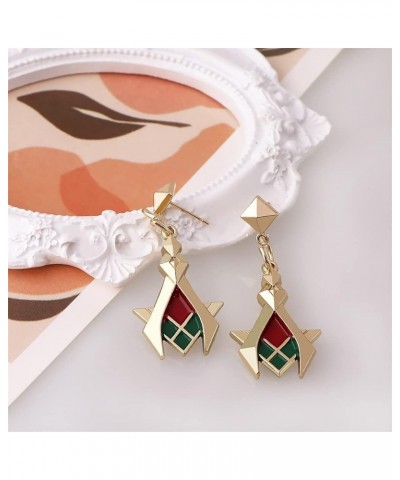 Anime Earring Genshin Game Impact Earrings Anime Kaeya Jewelry Cosplay Accessories Earring Gifts for Men Women Kaveh $10.82 E...