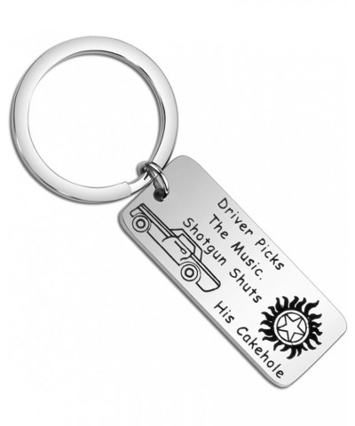 Supernatural Inspired Keychain Gift Driver Picks The Music Shotgun Shuts His Cakehole Keychain Keychain $8.47 Pendants