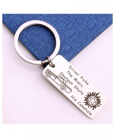 Supernatural Inspired Keychain Gift Driver Picks The Music Shotgun Shuts His Cakehole Keychain Keychain $8.47 Pendants