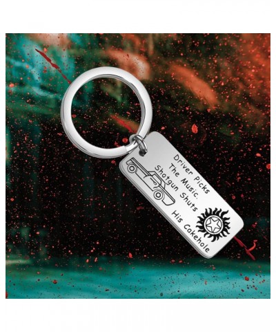 Supernatural Inspired Keychain Gift Driver Picks The Music Shotgun Shuts His Cakehole Keychain Keychain $8.47 Pendants