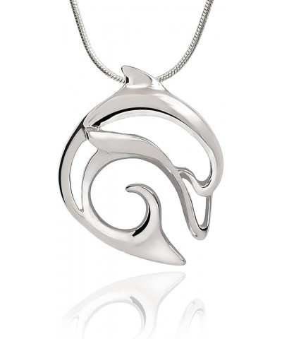 Dolphin Necklace Sterling Silver for Women- Dolphin Pendant | Dolphin Gifts for Women | Dolphin Jewelry For Women| | Dolphin ...