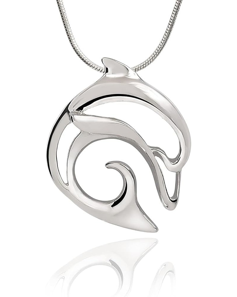 Dolphin Necklace Sterling Silver for Women- Dolphin Pendant | Dolphin Gifts for Women | Dolphin Jewelry For Women| | Dolphin ...