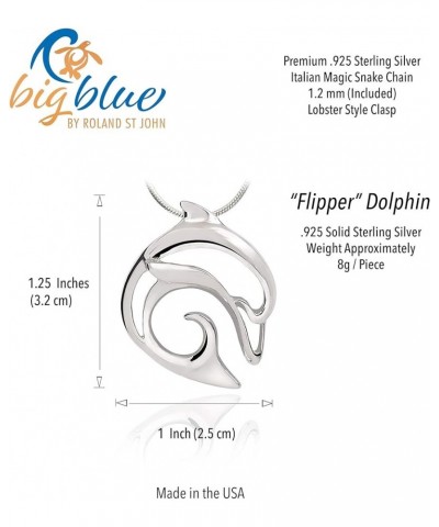 Dolphin Necklace Sterling Silver for Women- Dolphin Pendant | Dolphin Gifts for Women | Dolphin Jewelry For Women| | Dolphin ...