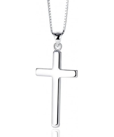 925 Sterling Silver Natural Crytral for Womens Pendant Necklace, Gemstone Birthstone with 18" Silver Chain Ladies Cross1 $25....