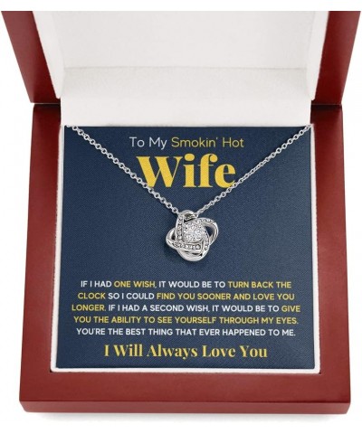 Gifts For Wife Birthday Gifts From Husband Necklace Valentines Day Find You Sooner Jewelry Box Pendant Personalized Custom Ma...