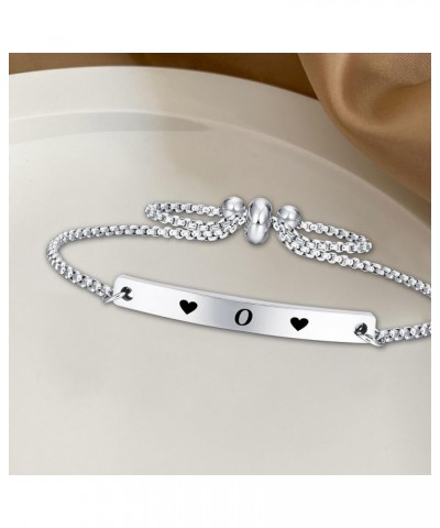 Women Bracelet Gifts for Girlfriend Wife Friend Female Girl 26 Initial Letter Love Bracelet for Her Jewelry Love O $10.43 Bra...