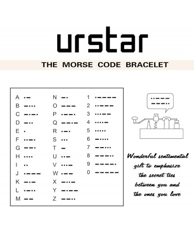 Morse Code Bracelets Gifts for Men, 18K Real Gold Plated Beads on Black Leather Bracelet for Men Inspirational Bracelets Gift...