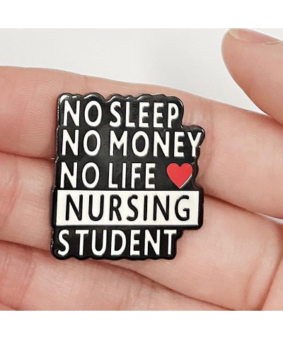 No Sleep No Money No life Nursing student Enamel Lapel Pin brooch badge,Nurse brooch metal accessories nurse student, medical...