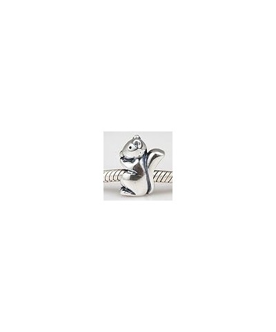 Fits DIY Charms Bracelet 925 Sterling Silver Animal Bead Squirrel Bead Charms DIY Jewelry Findings $10.39 Bracelets