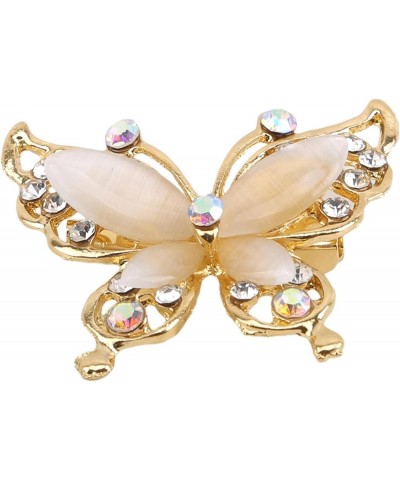 Journey Studio Butterfly Brooch Elegant Faux Crystal Scarf Pin Animal Brooch for Women Festival Gift,Silver, 3.5*3cm gold $3....