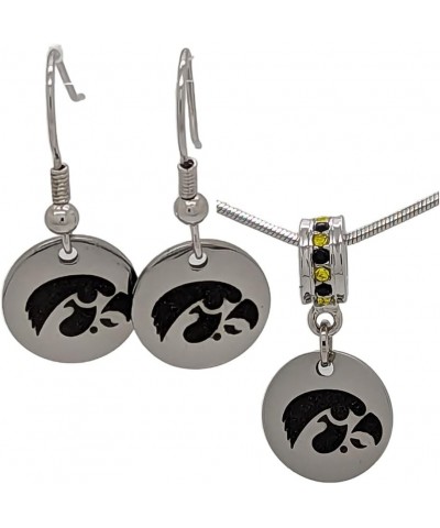 Iowa Necklace Pendants, Earrings, and Headbands Necklace & Earring Set $13.49 Necklaces