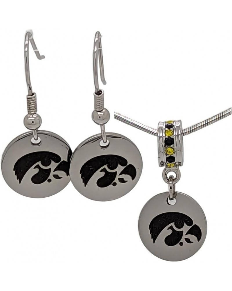 Iowa Necklace Pendants, Earrings, and Headbands Necklace & Earring Set $13.49 Necklaces