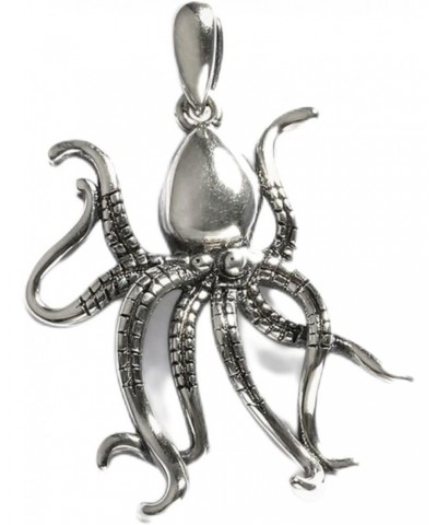 Sterling Silver Charm Vintage Octopus Charms for Bracelet and Necklace Pendants Earring Keychain DIY Beach Jewelry Accessorie...