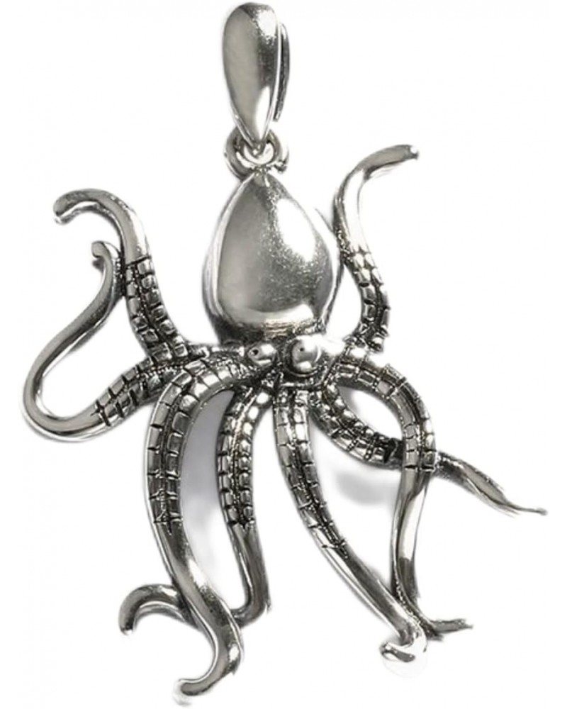 Sterling Silver Charm Vintage Octopus Charms for Bracelet and Necklace Pendants Earring Keychain DIY Beach Jewelry Accessorie...