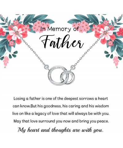 Loss of Father Gift In Memory Of Father Necklace Dad Memorial Gifts Dad condolence Gifts Bereavement Gift Mourning Gift Memor...