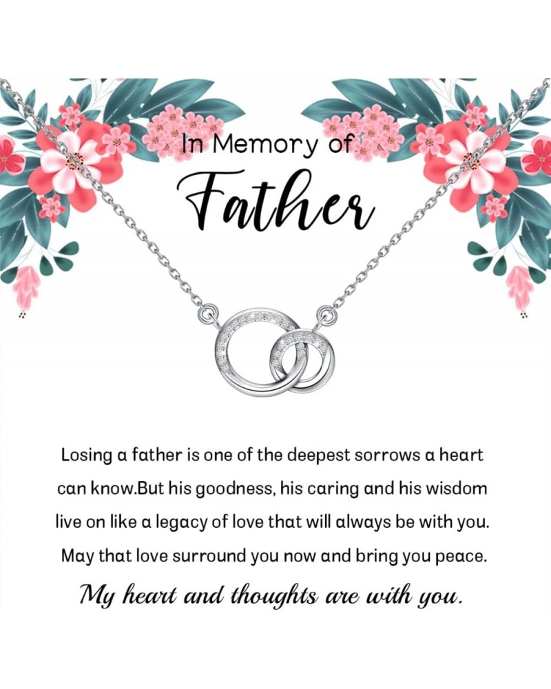 Loss of Father Gift In Memory Of Father Necklace Dad Memorial Gifts Dad condolence Gifts Bereavement Gift Mourning Gift Memor...