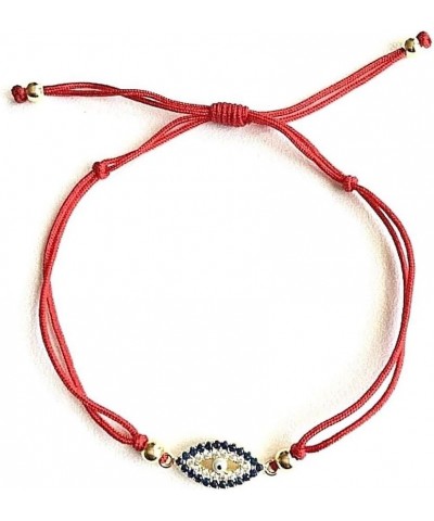 18K Gold Over 925 Sterling Silver Evil Eye RED Bracelet/PULSERA Rojo DE OJO DE LA Buena Suerte $12.05 Bracelets