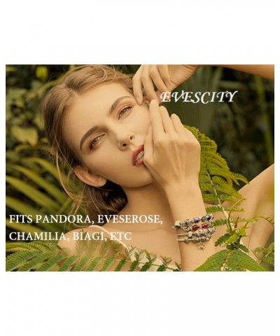 EVESCITY 925 Silver Realistic Dragonfly Beads for Charm Bracelets Best Jewelry Gifts for Holiday $20.40 Bracelets