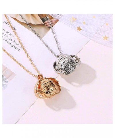 Women Girl Spring Summer Fashion Necklace Jewelry Creative Retro Multilayer Wing Round 4 Photos Pictures Box Locket Necklace ...