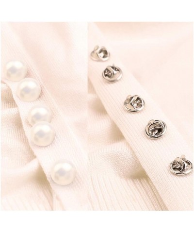 10 Pcs Women Shirt Brooch Buttons Lapel Pins Safety Pins Shirt Cardigan Sweater Decorate Buttons Buckle Tie Tacks Pin Back Cl...