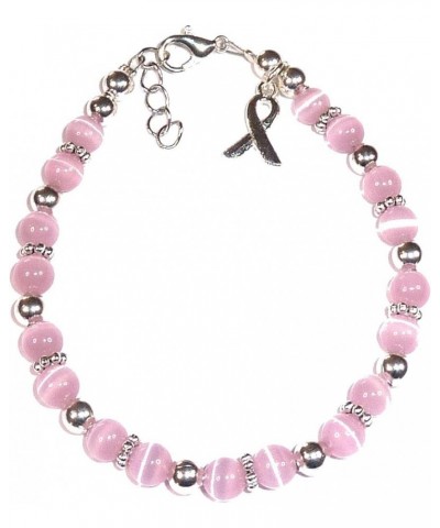 Cancer Awareness Bracelet, For Showing Support or Fundraising Campaign, 18 colors to choose from, Adult Sized with Extension....