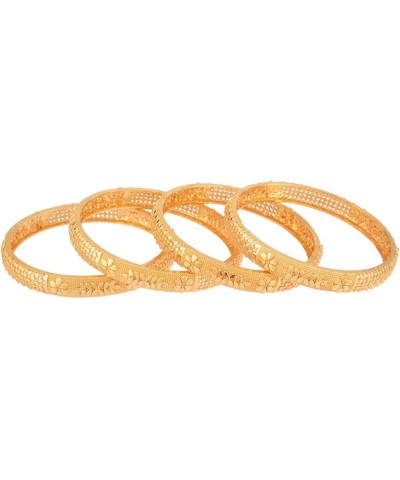 Indian Bangle Set Traditional Bangles Bracelet Jewelry for Women Style 1 Gold (Set of 4 Pcs) 2.2 $12.92 Bracelets