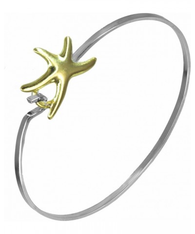 Starfish Bracelet SeaLife Latch Cuff 7.0 Inches Size $24.49 Bracelets