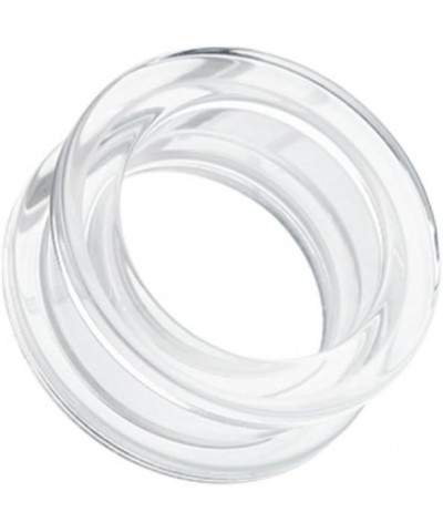 Basic Acrylic Screw-Fit WildKlass Ear Gauge Tunnel Plug (Sold as Pairs) 1" (25mm) Clear $11.12 Body Jewelry