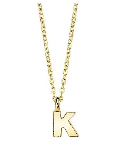 1928 Jewelry Gold-Tone 7mm Initial Pendant Necklace, 20 K $13.33 Necklaces