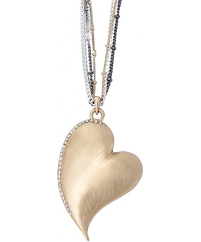 Love Heart Pendant Necklace for Women Fashion Jewelry Long Chian Sweater Necklaces 610 $10.59 Necklaces