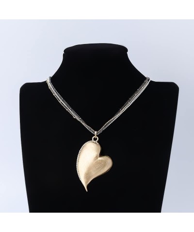 Love Heart Pendant Necklace for Women Fashion Jewelry Long Chian Sweater Necklaces 610 $10.59 Necklaces