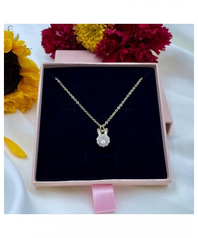 18K Gold Necklaces for Women Trendy, Dainty Cubic Zircon Pendant Choker Necklace Fashion Gold Plated Layered Chain Necklaces ...