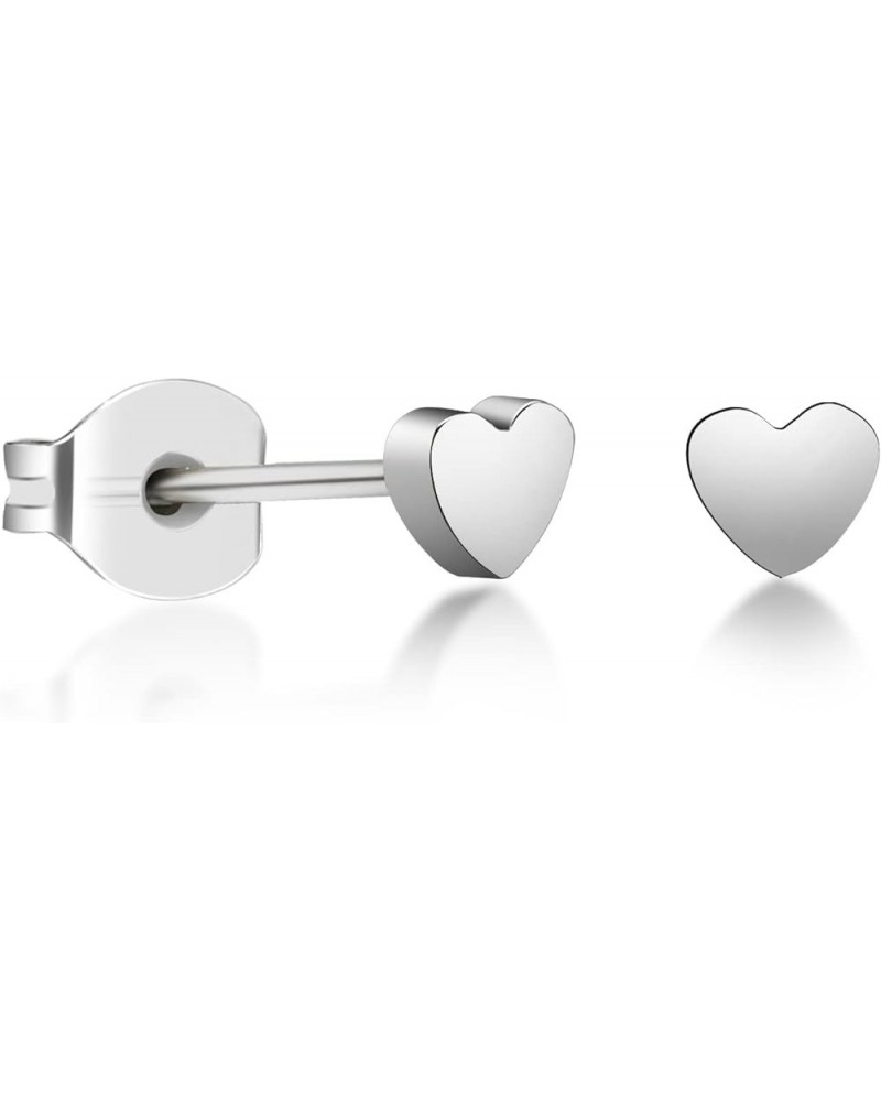 G23 Titanium Earrings Paw/Hand/Lighting/North Star/Curved Bars/Heart/Tiny Dot Stud Earrings For Sensitive Ear Premium High Po...