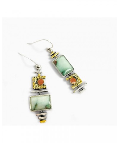 Designed Boho Earrings Gold Drop Dangle Earrings for Women, silver-plated-base $13.61 Earrings